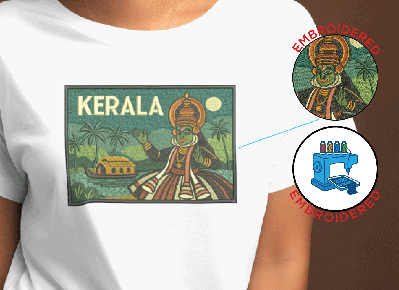 KERALA : EMBROIDERED