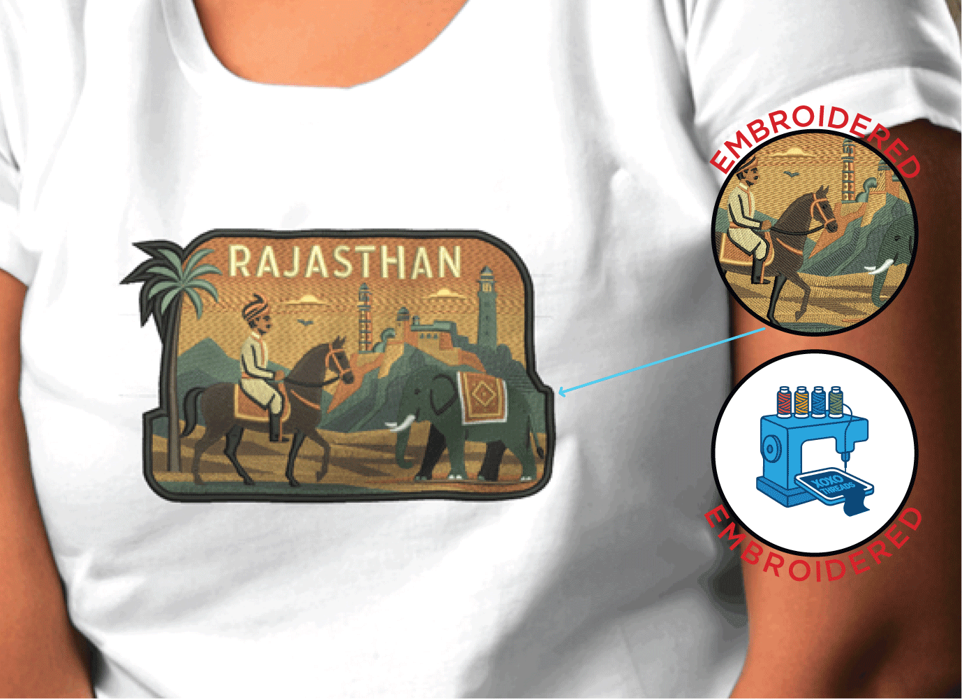 RAJASTHAN : EMBROIDERED