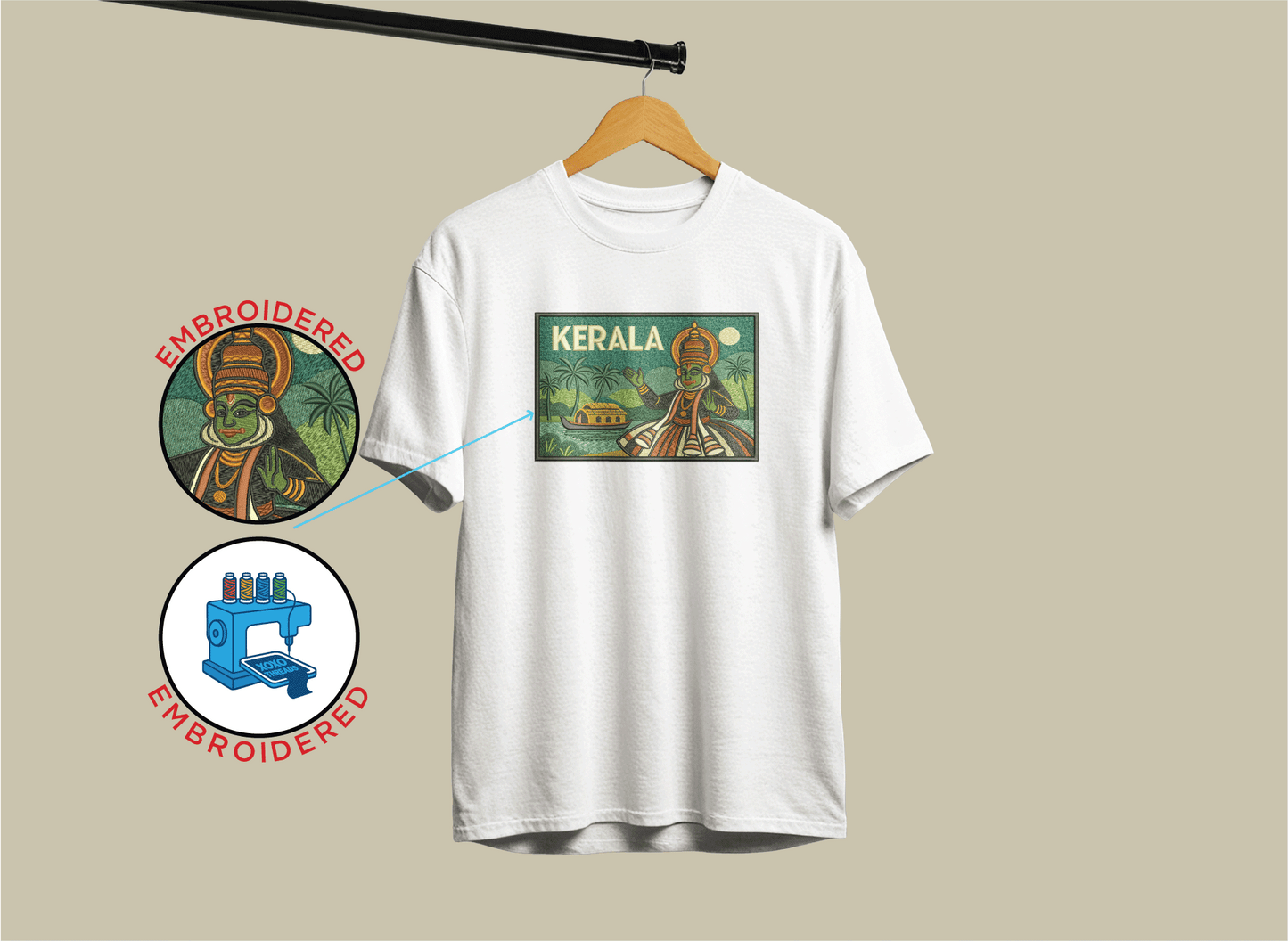 KERALA : EMBROIDERED