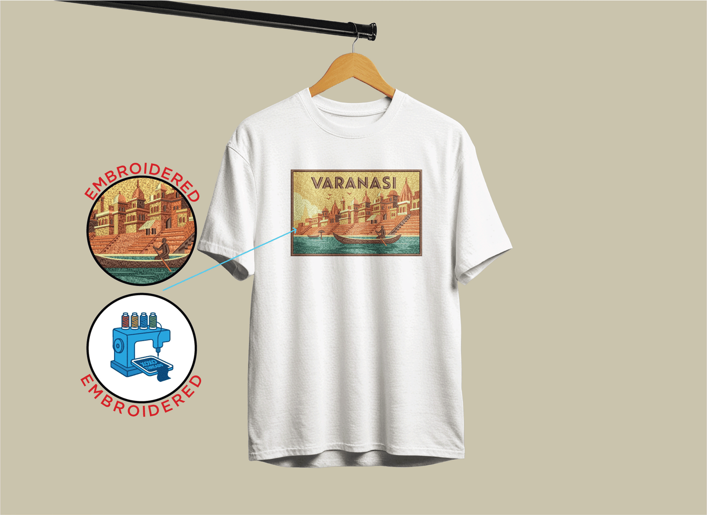VARANASI : EMBROIDERED