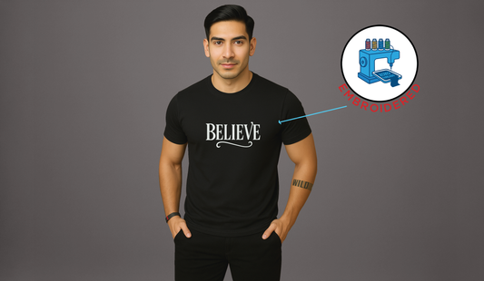 Believe : Embroidered