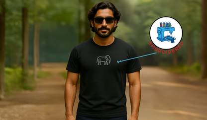ELEPHANT:EMBROIDERED