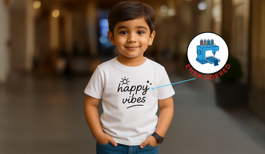 HAPPY VIBES:EMBROIDEREY