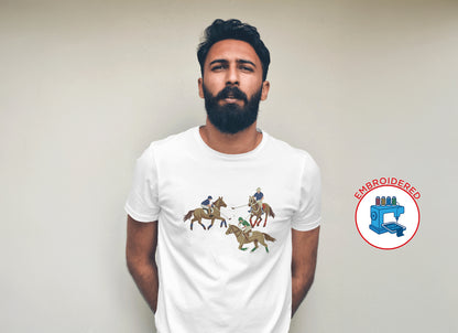 Polo Playing : EMBROIDERED