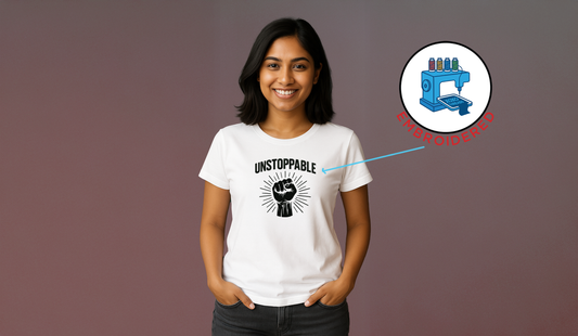 Unstoppable :Embroidered